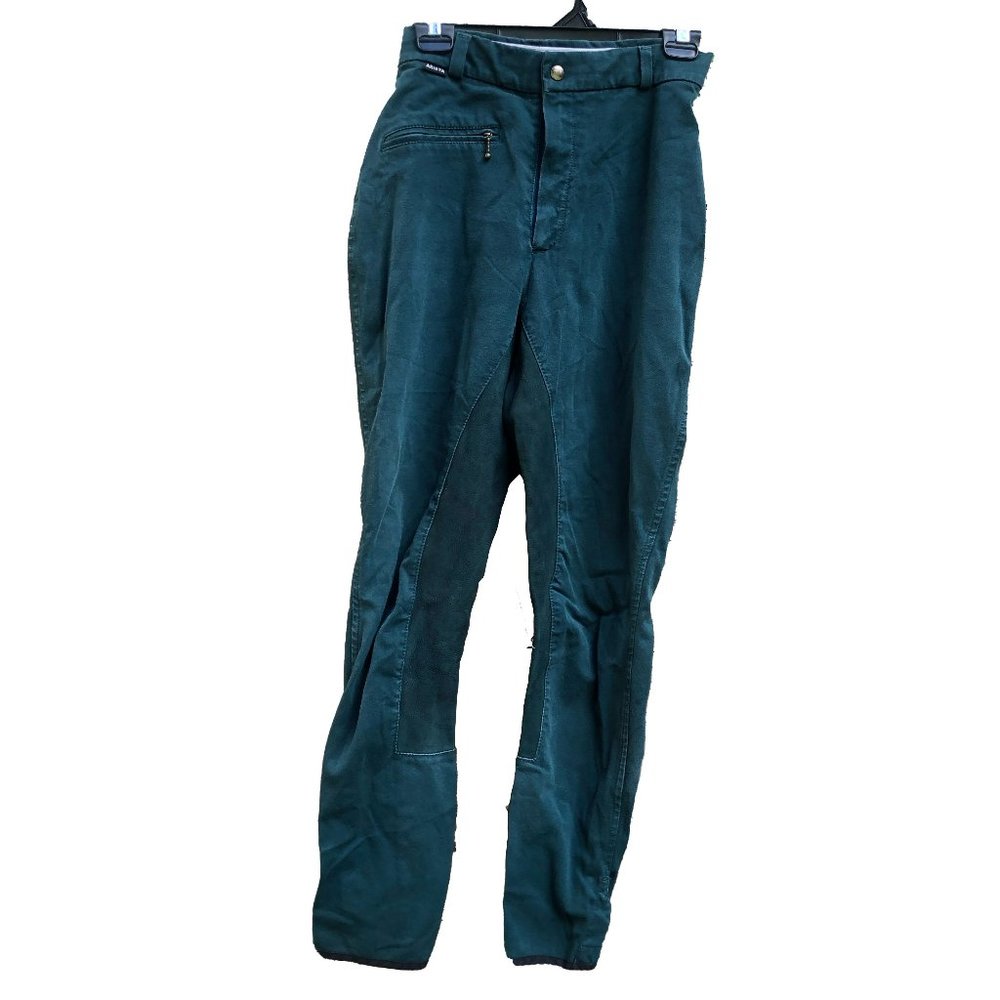 ARISTA: Leather-lined Equestrian Riding Pants (Size 28) (BLUE)